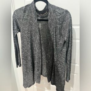 Heather gray cardigan